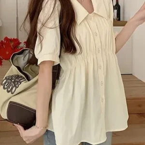 Darted Placket Blouse