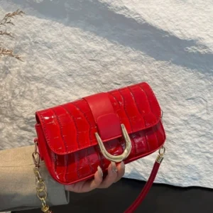 Snake Print Shoulder Bag