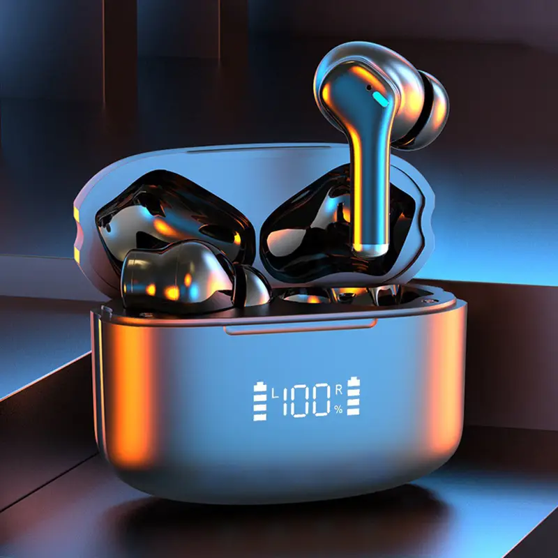 New Heart-Shaped Foldable Bluetooth Wireless Earbuds: Sleek Trendy Design, Premium Music Quality, Compact Portable Build, Extended Battery Life, Zero Call Latency Ideal Gift for Gifting. Wireless In-Ear Earphones, Holiday Presents, Sports-Ready Buds, Fash