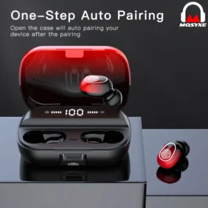 New Senyang True Wireless In-Ear Earbuds | Fashion Headphones with Sound Isolation, Touch Control, Wireless, and Rechargeable Battery for Android & iPhone, Ideal for Calling and Music