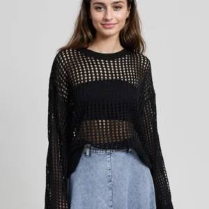 Cut Out Pullover Sweater