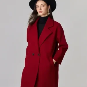 Pocket Wool Blend Coat
