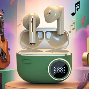 Clip-on Wireless Earbuds - Mini In-Ear Design, Wireless Functionality, USB-C Charging, Ergonomic Fit for Gaming, Running, and Calls, Multiple Color Options, Wireless Audio | Stylish Design | Secure Fit Earphones, Wireless Earbuds