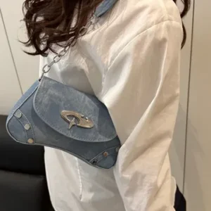 Metal Detail Shoulder Bag