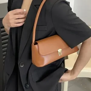 Solid Shoulder Bag