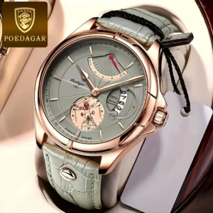 Men's Luxury Watch Movement with Luminous Hands & Date Display - Stainless Steel Case & Band Elegant Watch Suitable for Business, Professional, Casual Attire - Ideal Gift for Men
