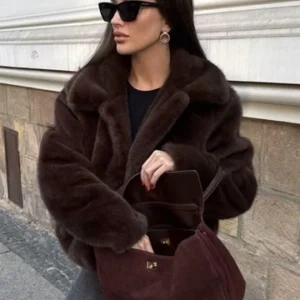 Oversized Faux Fur Coat