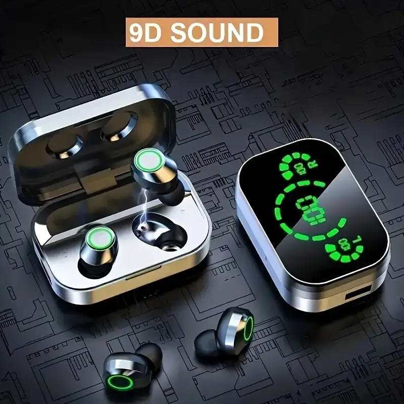 A Charming Pair of Heart-Shaped Wireless Earbuds, The Perfect Trendy Gift for Girls, Featuring a Beautiful Design, Extended Battery Life, And Noise Cancellation, Making It an Ideal Choice for Music Lovers And Sports Enthusiasts.